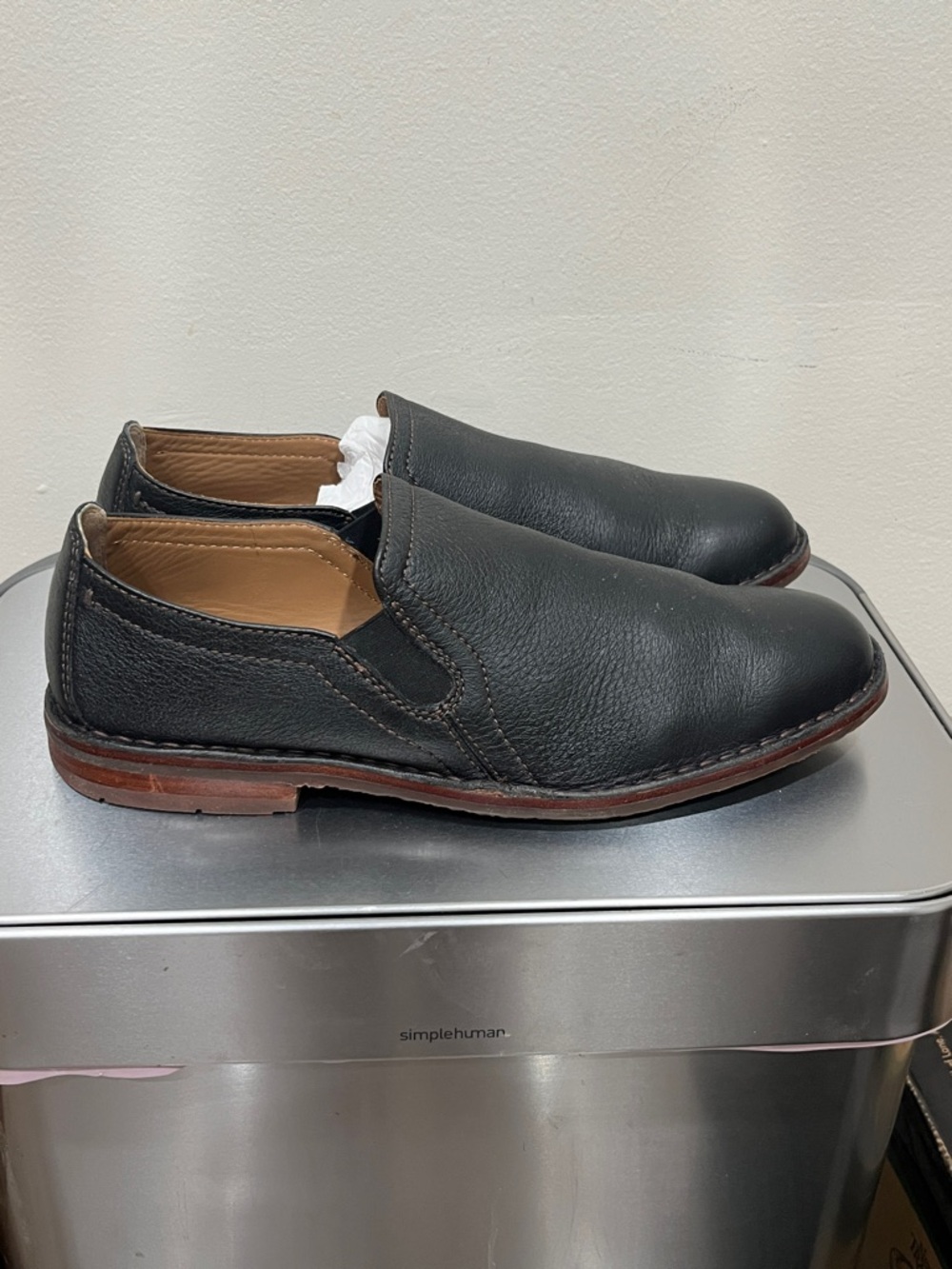 Trask mens slip on leather loafers